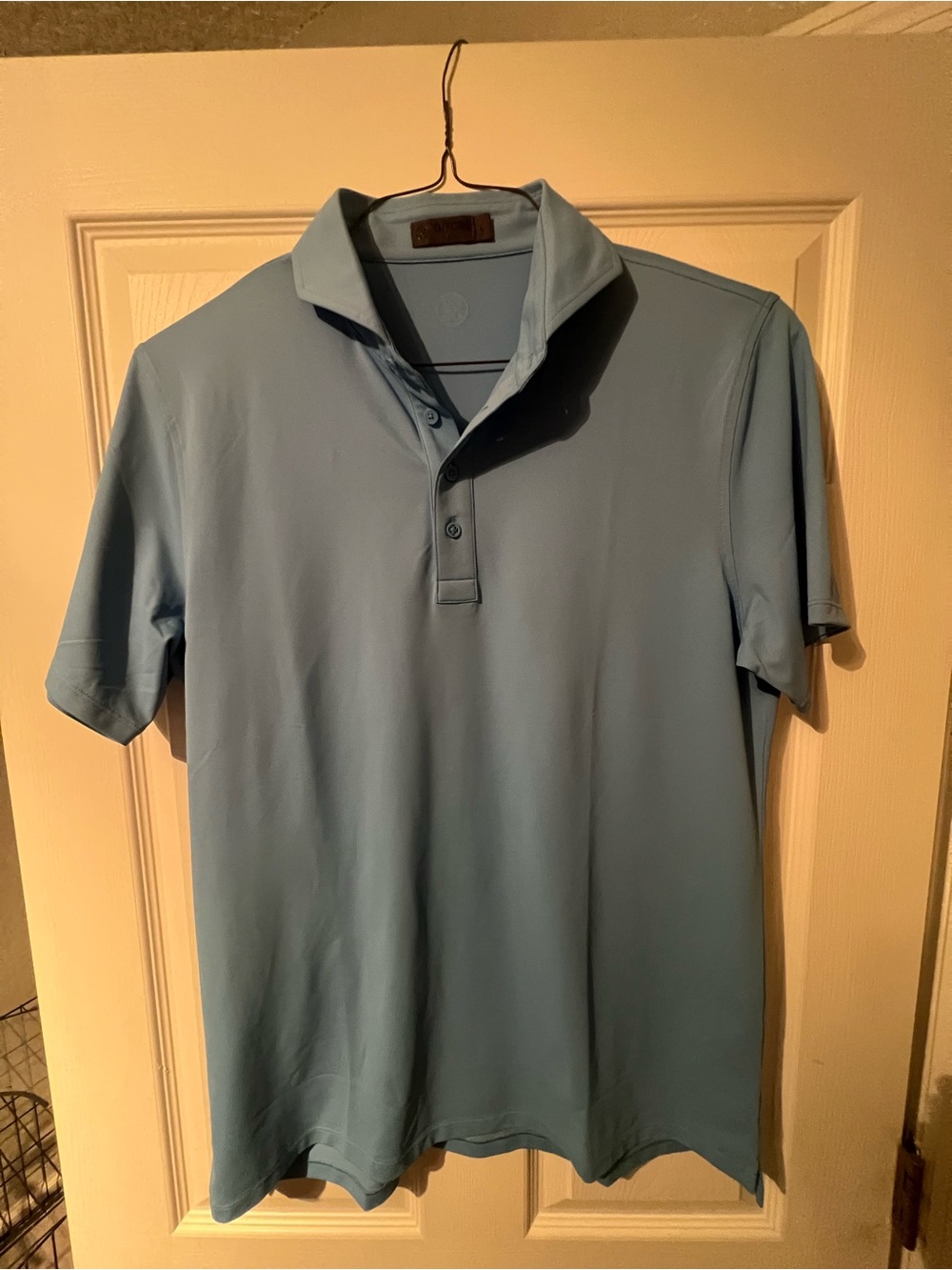 Light blue g/fore polo